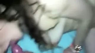 Belgian bitch can't live without cum