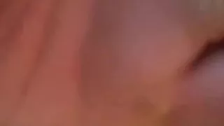 Slutty cutie sucks outside in nature