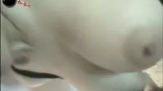 Black Brown woman sucking her obese hubby's miniature dong