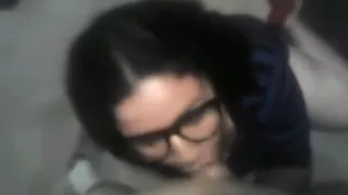 Cute Non-Professional Legal Age Teenager Sucks Her BF;s Shlong POV On The Floor