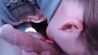 Biggest penis sucked by a delicious blond