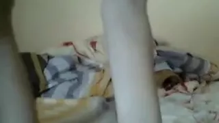 Brunette Hair legal age teenager cam home clip