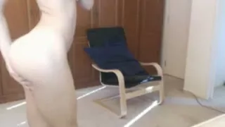 Emo teen gets naked in webcam