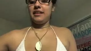 Playing with sex toys in webcam