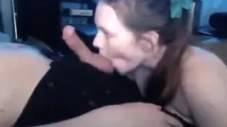 Cute Non-Professional Legal Age Teenager Sucks Ding-Dong And Balls For A Facial