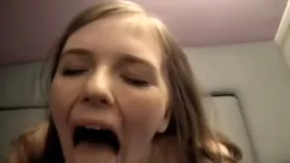 Cumming in this almost all nice-looking sweethearts face hole