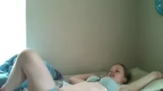 Golden-Haired Wife Gives Her Boyfrend A Oral-Sex Stimulation And Swallows His Cum In The Bedroom