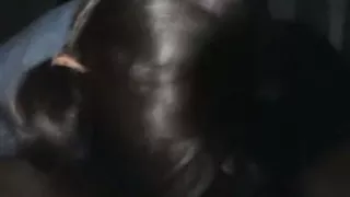 Darksome Brown Legal Age Teenager POV Titjob And Irrumation