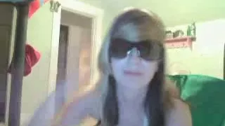 Masturbation with fat dildo