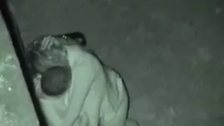 Voyeur movie scene of public sex in the darksome