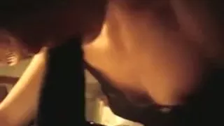 My veiny black rod in her mouth