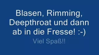 girlfriend  ends up with my cum on her face