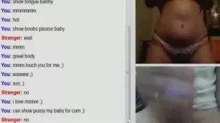 Teen slut performs for me on her cam