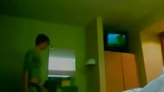 Gay hookup in a motel room