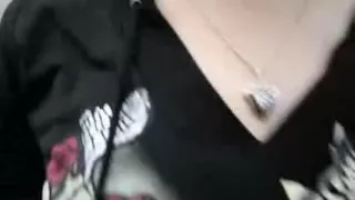 Big pantoons non-professional darksome brown likes to ride a ding-wang