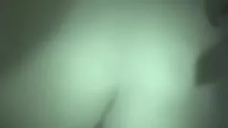 Sexy black floozy sucks big white weenie