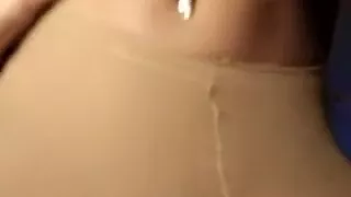 Fucking her sexy pierced love tunnel