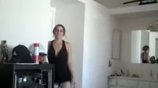 Girlfriend quick fuck end with cock juice flow POV