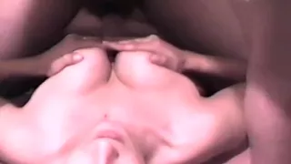 Homemade fake wang missionaryfuck, titfuck and facial ball batter flow