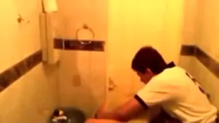 Sexually Excited couple caught fucking on throne-room in dance club