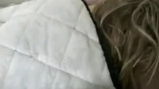 pounding golden-haired girlfriend  snatch in the morning