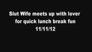 Quick lunch break fuck