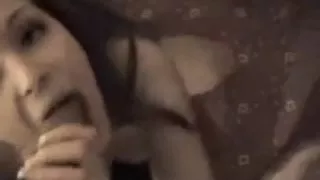 Floozy is sucking jock