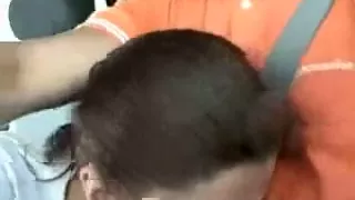 Sucking my knob in the car