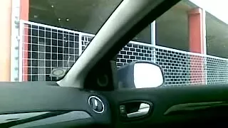Oral Sex in Car at Supermarket parking