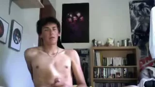 Stand on Couch Jerking Twink