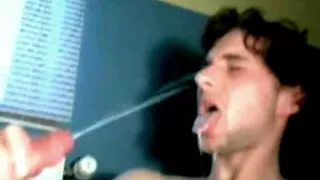 Joe rubbing his gay cock for me