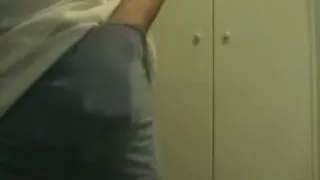 Slutty gay boy jerks off his dick