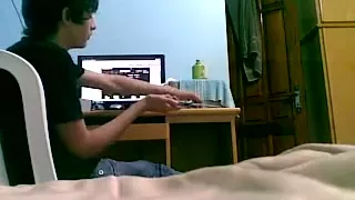 Hot gay boy Masturbating to porn