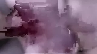 Blowing and facializing my wife