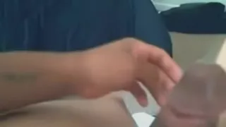 Latina hottie slobbering on a dong