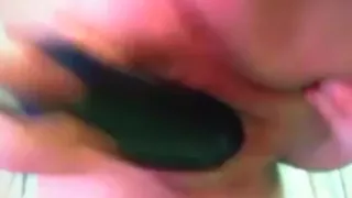 Slut and her toys on a webcam show