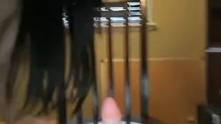 Busty sweetheart riding her jock on MSN