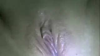 Closeup of lustful soaked wet crack fingered