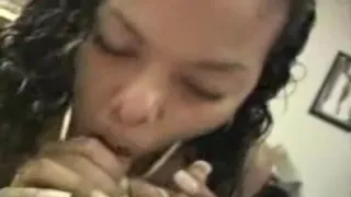 swarthy girlfriend  sucks and rides white ramrod