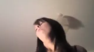 Olivia rides and swallows