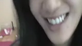 Adorable asian long home fuck