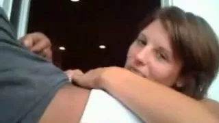 Backyard porch interracial blow