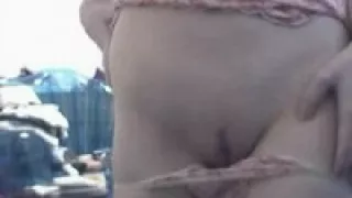 Firm ass dildo penetrated