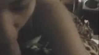 Blowjob precedes hard sex