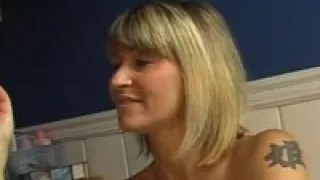 Biker couple fucking in the bathtub