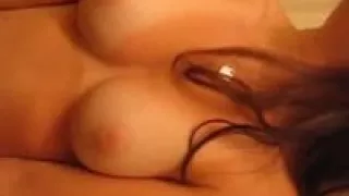 young Brunette strips and playes with herself