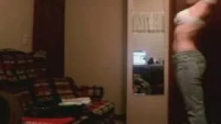 Young sexy bitch striptease for webcam