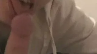 Sucking dick ends with facial