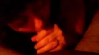 Chick sucks a mean dick