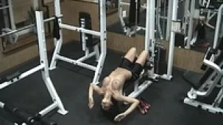 This uninhibited babe